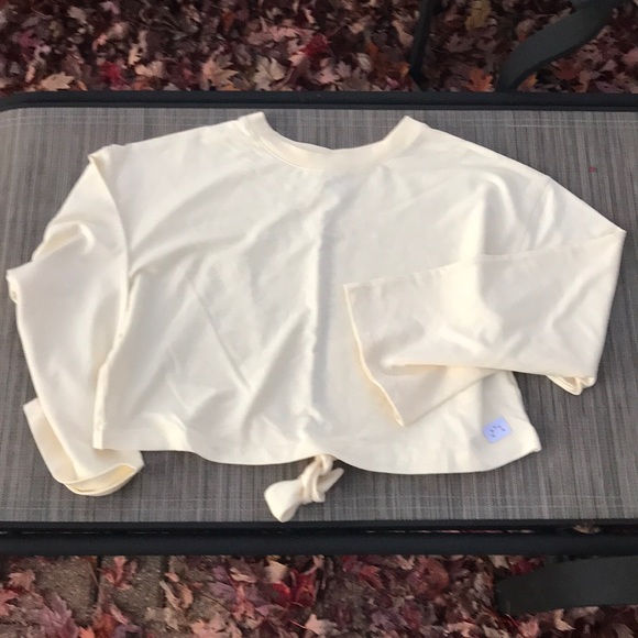 🔻NWOT Varley Milldale Sweater Sweatshirt Crop Size Large - Picture 5 of 10